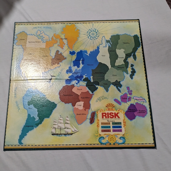 Risk World Conquest Board Game complete VTG 1975 Parker Brothers - Picture 4 of 14